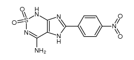 4-amino-6-(4'-nitrophenyl)-1H,5H-imidazo[4,5-c]-1,2,6-thiadiazine 2,2-dioxide Structure