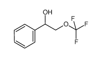 1-phenyl-2-(trifluoromethoxy)ethan-1-ol结构式