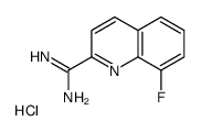 8-fluoroquinoline-2-carboximidamide,hydrochloride Structure