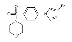 4-溴-1-(4-吗啉磺酰基苯基)吡唑图片