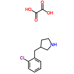 3-(2-CHLOROBENZYL)PYRROLIDINE OXALATE structure