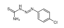 p-Chlorophenyldiazothiourea结构式