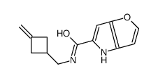 N-[(3-methylidenecyclobutyl)methyl]-4H-furo[3,2-b]pyrrole-5-carboxamide Structure