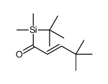 1-[tert-butyl(dimethyl)silyl]-4,4-dimethylpent-2-en-1-one Structure