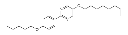 5-octoxy-2-(4-pentoxyphenyl)pyrimidine Structure