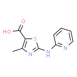 2-(2-Pyridylamino)-4-methyl-1,3-thiazole-5-carboxylic acid Structure