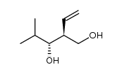 (2R*,3S*)-4-methyl-2-vinyl-1,3-pentandiol Structure