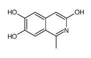 3(2H)-Isoquinolinone,6,7-dihydroxy-1-methyl-(9CI) Structure