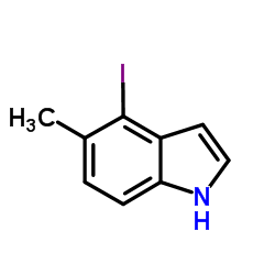 1H-Indole, 4-iodo-5-Methyl- Structure