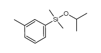 iso-propoxydimethyl(m-tolyl)silane Structure