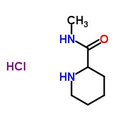 N-Methyl-2-piperidinecarboxamide HCl Structure