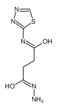 4-hydrazinyl-4-oxo-N-(1,3,4-thiadiazol-2-yl)butanamide Structure