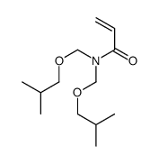 N,N-bis(2-methylpropoxymethyl)prop-2-enamide Structure