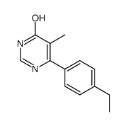 6-(4-Ethylphenyl)-5-methyl-4-pyrimidinol Structure