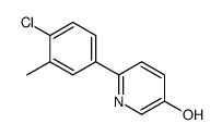 6-(4-chloro-3-methylphenyl)pyridin-3-ol结构式