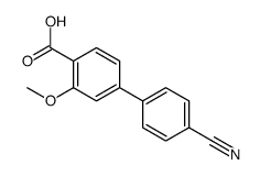 4-(4-cyanophenyl)-2-methoxybenzoic acid Structure