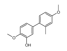 2-methoxy-5-(4-methoxy-2-methylphenyl)phenol Structure