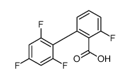 2-fluoro-6-(2,4,6-trifluorophenyl)benzoic acid Structure