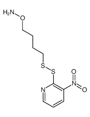1-(aminooxy)-4-((3-nitro-2-pyridyl)dithio)butane结构式