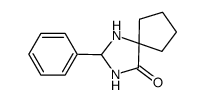 2-phenyl-1,3-diazaspiro[4.4]nonan-4-one结构式