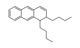 1,2-dibutyl-1,2-dihydroanthracene Structure