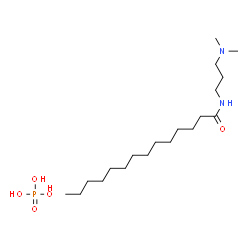 MYRISTAMIDOPROPYL DIMETHYLAMINE PHOSPHATE Structure