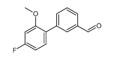 4'-Fluoro-2'-methoxybiphenyl-3-carbaldehyde structure