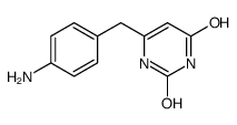 6-[(4-aminophenyl)methyl]-1H-pyrimidine-2,4-dione结构式