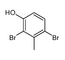 2,4-dibromo-3-methylphenol结构式
