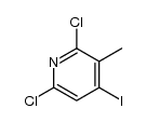 2,6-dichloro-4-iodo-3-methylpyridine Structure