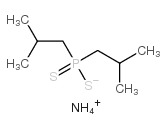 azanium,bis(2-methylpropylsulfanyl)phosphanide Structure