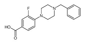 4-(4-Benzyl-1-piperazinyl)-3-fluorobenzoic acid picture