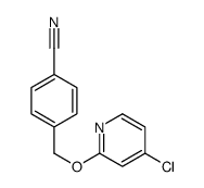 4-[(4-chloropyridin-2-yl)oxymethyl]benzonitrile Structure