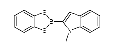 2-(benzo[d][1,3,2]dithiaborol-2-yl)-1-methyl-1H-indole结构式