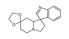 2',3',5',6',8',8a'-hexahydrodispiro[indole-3,1'-indolizine-7',2''-[1,3]dioxolane] Structure