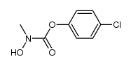 4-chlorophenyl N-hydroxy-N-methylcarbamate Structure