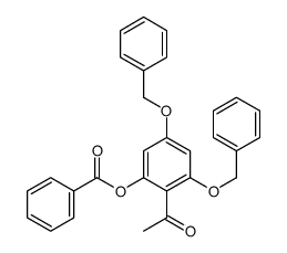 [2-acetyl-3,5-bis(phenylmethoxy)phenyl] benzoate Structure