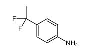 4-(1,1-difluoroethyl)aniline Structure