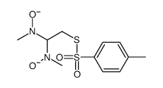 1-N,1-N'-dimethyl-2-(4-methylphenyl)sulfonylsulfanyl-1-N,1-N'-dioxidoethane-1,1-diamine结构式