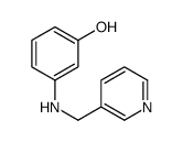 3-(pyridin-3-ylmethylamino)phenol Structure