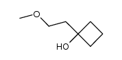 1-hydroxy-1-(2-methoxyethyl)cyclobutane Structure