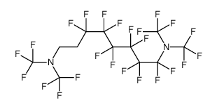 1,1,2,2,3,3,4,4,5,5,6,6-dodecafluoro-N,N,N',N'-tetrakis(trifluoromethyl)octane-1,8-diamine结构式
