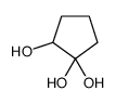 cyclopentane-1,1,2-triol Structure