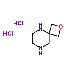 2-Oxa-5,8-diazaspiro[3.5]nonanedihydrochloride structure