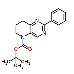 2-Methyl-2-propanyl 2-phenyl-7,8-dihydropyrido[3,2-d]pyrimidine-5(6H)-carboxylate Structure