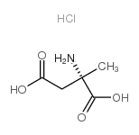 (S)-(+)-2-Amino-2-methylbutanedioic Acid Hydrochloride Salt结构式