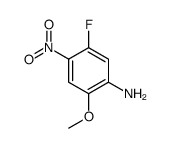 5-氟-2-甲氧基-4-硝基苯胺结构式