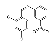 1-(2,4-dichlorophenyl)-N-(3-nitrophenyl)methanimine结构式