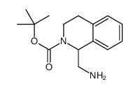 1-(氨基甲基)-3,4-二氢异喹啉-2(1h)-羧酸叔丁酯结构式