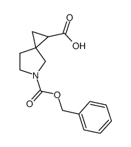 5-((苄氧基)羰基)-5-氮杂螺[2.4]庚烷-1-羧酸结构式